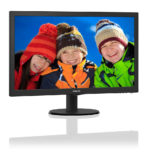 Monitor Philips 243V5QSBA/57 LCD MVA LED 23.6 polegadas